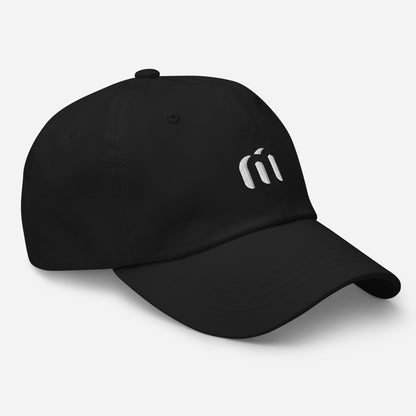 Dad Hat • Black/White • Embroidered